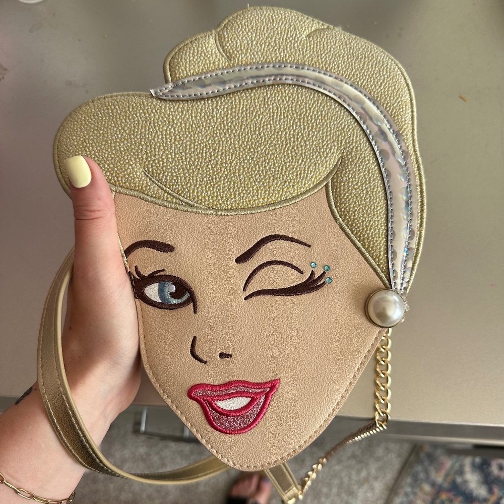 Cinderella Crossbody with Gold Chain
